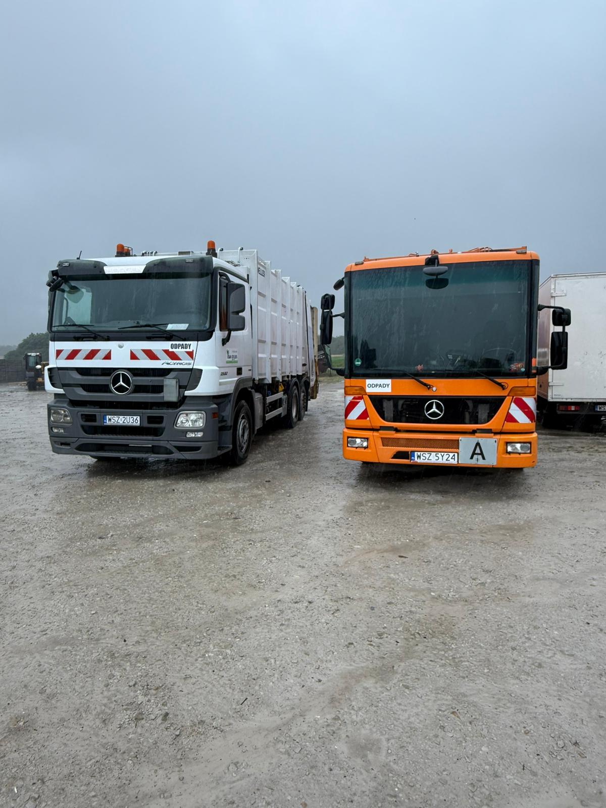 Śmieciarki Mercedes-Benz Eko Zulen – transport i wywóz odpadów Radom